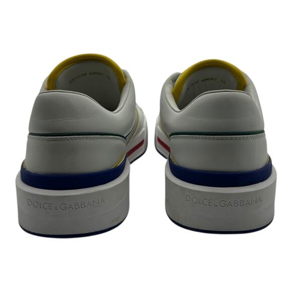 Size 13US Dolce & Gabbana New Roma White Men\'s Leather Shoe main image 7